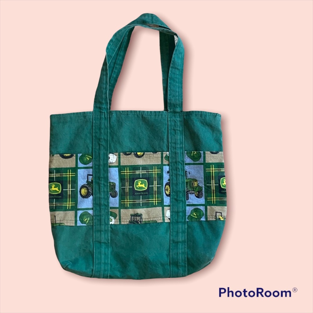 John Deere Green Logo Tote Purse